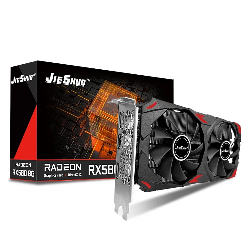 Rx 580 8Gb 2048Sp Gpu - Cartes graphiques JIESHUO AMD RX 580