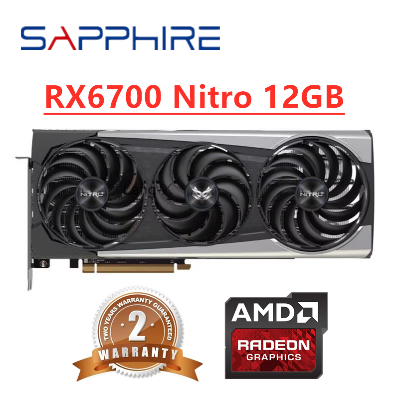 GPU saphir RX 6700 XT 6700XT R - Rx 6700 Xt 12Gb Graphics Card avis et prix