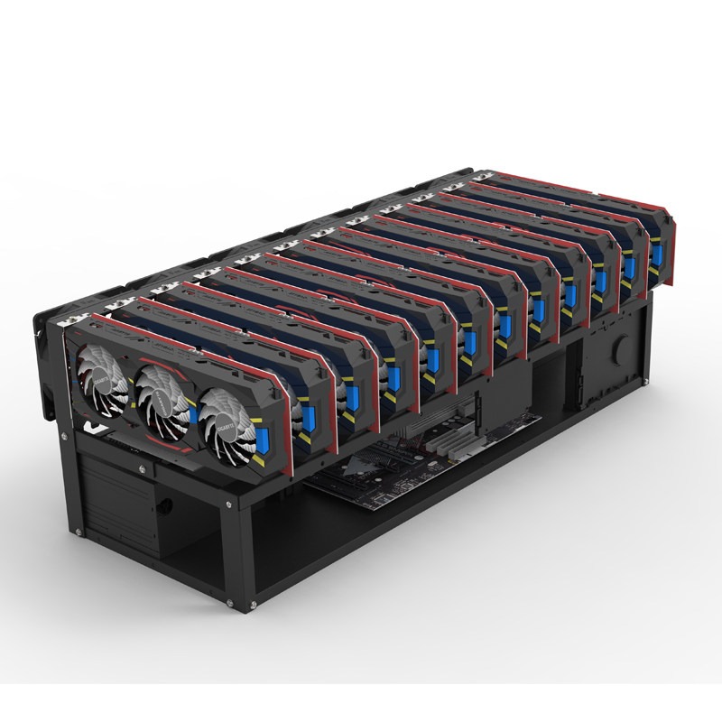Châssis de mineur 12 GPU, boît - 12 Gpu Open Air Frame Case avis et prix